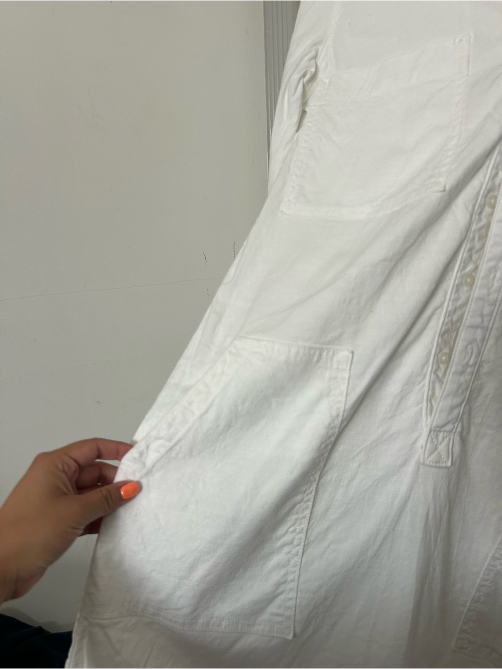 Frank & Eileen Italian Performance Linen Dress size Size S Chic Preppy Coastal - Picture 12 of 16